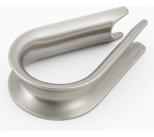 Sapatilha Leve Em Aço Para Cabo De Aço 1/8 Galvanizada 20und