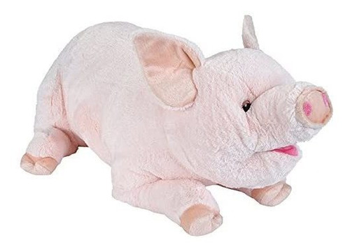 Wild Republic Jumbo Pig, Animal De Peluche Gigante, Juguete