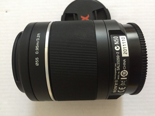 Lente Sony Sal55200-2 Com Case