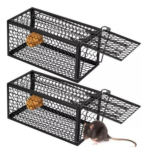 Paquete 2 Trampas Para Ratas Humanitarias Para Ratones Vivos