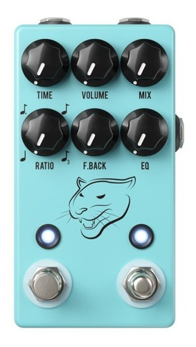 Pedal Jhs Panther Cub V2 Delay Analógico Tap Tempo (novo/nf) Cor Azul