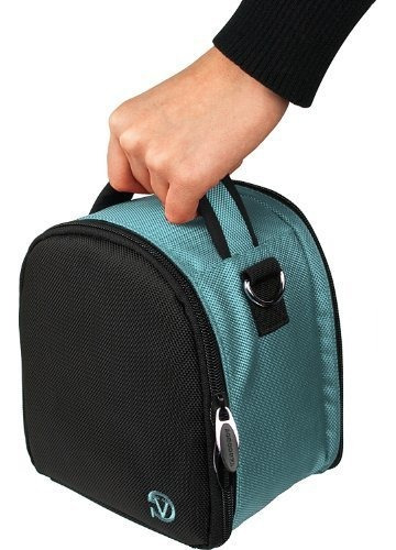 Bolso De Nylon Desmontable Con Funda Fotográfica Sky Blue