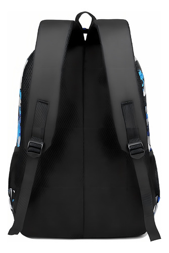 Mochila Escolar Sanmu Wngting Color Azul Diseño Lisa 24l