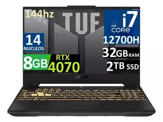 Asus Tuf A15 F15 Ci7-12700h 14ncls 32gb 2tbssdoc Rtx4070 8gb