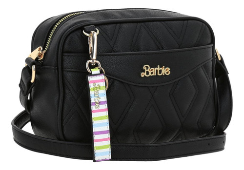 Crossbody Barbie Gorett Chenson Frank Color Negro Para Dama Negro Lisa Níquel Negro