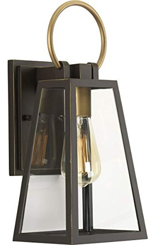Lámpara Exterior Barnett, Bronce, 15.13x6.50x6.50