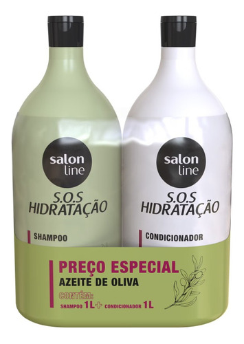  Kit Shampoo E Condicionador S.o.s Hidratação Ultra Cachos