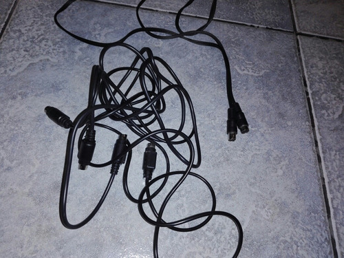 2 Cables De S-video Super Video 4 Pines Macho 2 Mts