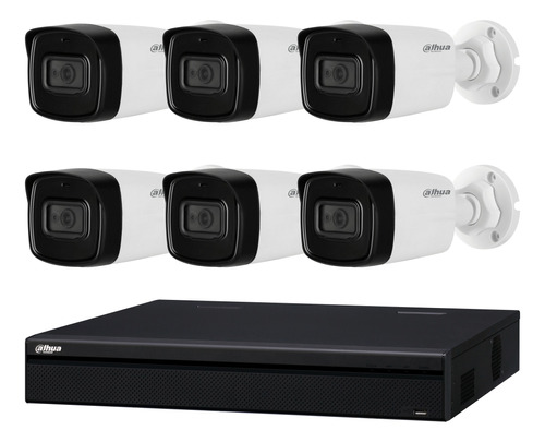 Kit Seguridad Dahua Dvr 4k 8 Ch + 6 Camaras 8mp