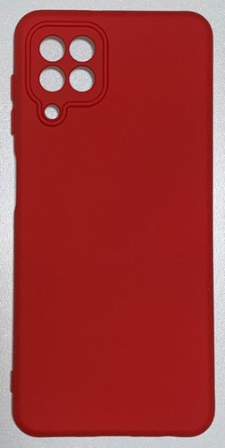Capinha Silicone Compativel Samsung Galaxy M32 6.4 Aveludada Cor Vermelho