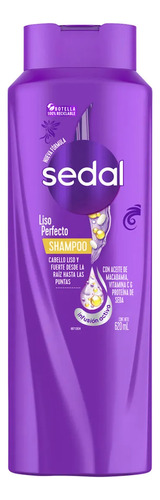Sedal Liso Perfecto 620ml Shampoo + Acondicionador + Crema