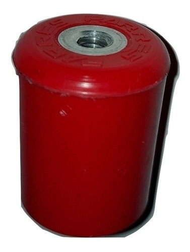Aislador Tipo Manzana Barril Rojo 1/4 Y Tornillo Bronce 450v