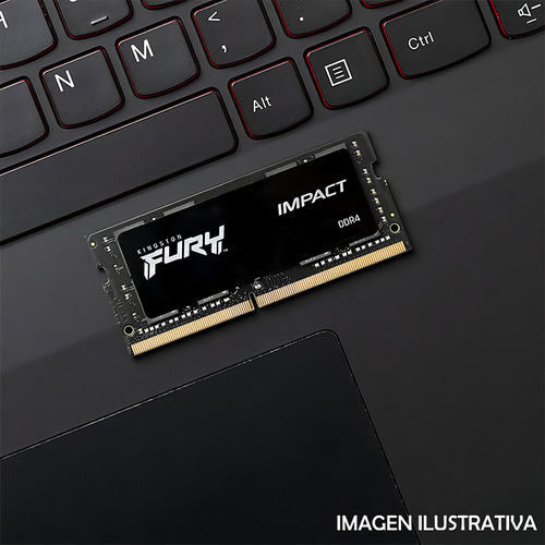 Memoria Ram Sodimm Ddr4 Kingston 16gb Fury Impact 3200mhz