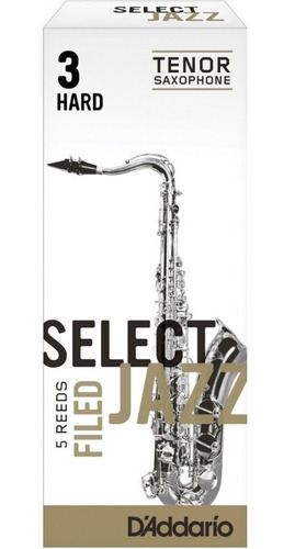 Caña Saxo Tenor Rico Jazz Select 3h Daddario Filed X Unidad