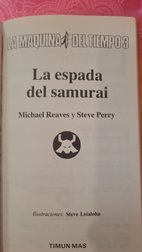 La Espada Del Samurai De Michael Reaves (Usado)