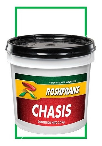 Cubeta De Grasa Para Chasis Roshfrans 3.5 Kg