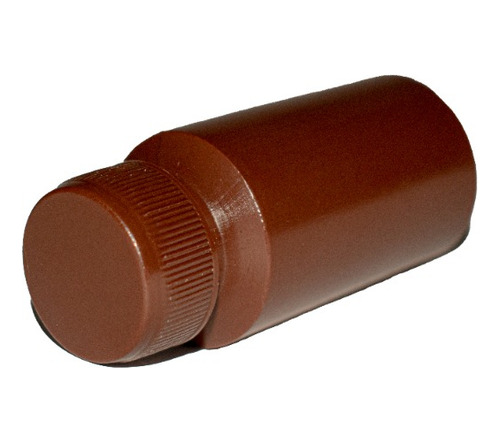200 Envase Botella 30 Ml Plastico Tapa Liner Cafe Ambar Mate