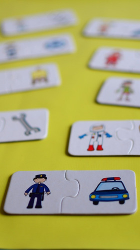 Imagen 5 de 10 de Juego Asociación Profesiones Didácticos Infantil Niños