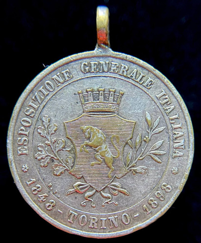 Medalla Italia. Turin, Exposicion General Italiana, 1898