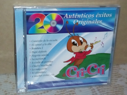 Cd Cri Cri 20 Auténticos Éxitos Originales 2013 Smm 