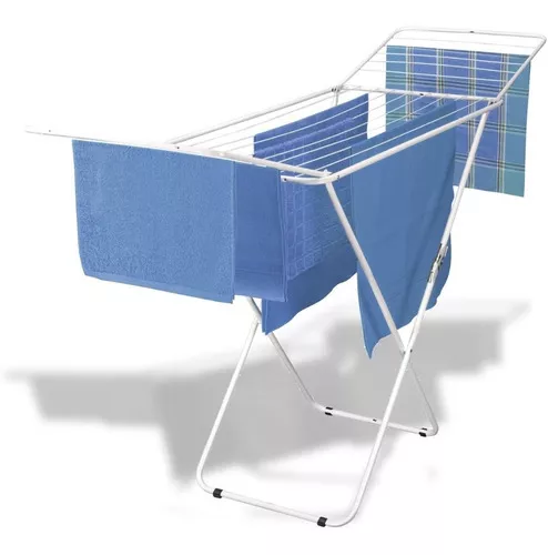 Estante de Secado de Ropa Tendedero portátil plegable para ahorrar espacio,  Tendedero de aluminio, Tendedero retráctil en forma de X, para secar ropa