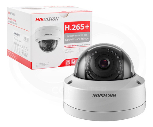 Camara Hikvision Ip Domo 2 Mp Poe Ir 30m Ds-2cd1123g0e-i