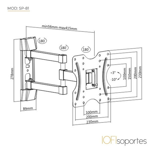 Imagen 2 de 2 de IOFI SP-81 - Negro