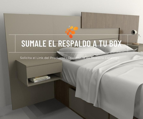 Imagen 6 de 10 de Box De Cama Con Cajonera + Zapatero Base Somier 1,80/ 2,00 M