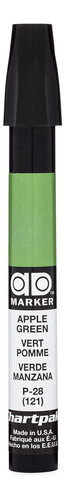 Marcador Ad The Original Chartpak, Tri-nib, Verde, 1 Cada