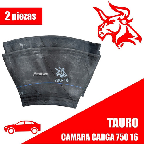 2 Camara Pa Llanta Rin 16 Camioneta 3 Toneladas 650-16 Tauro