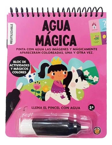 Princesas (agua Magica), De Equipo Editorial Guadal. Serie Agua Magica El Gato De Hojalata - Editorial Guadal, Tapa Cartone En Español, 2024