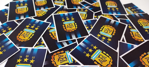 Stickers Escudo Afa 3 Estrellas Argentina Autoadhesivos X30u