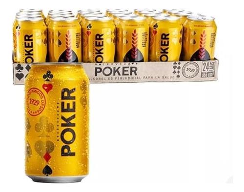 Calidad Bavaria, La Poker De Tipo Lager; - mL a $9