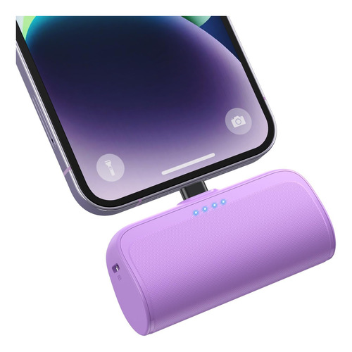 Cargador Portatil Trswyop 5200 Mah/purpura