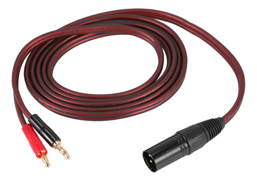 Cable De Bocina Xlr A Banana, Xlr De 3 Pines Macho A Dual B