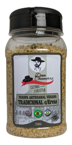 Imagem 2 de 6 de Kit 02 Farofas Veganas Natural Com Ervas E Sabor Bacon