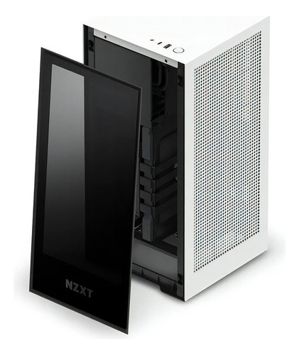 Gabinete Gamer Nzxt H1 Mini Itx Com Fonte 650w Water Cooler Cor Branco