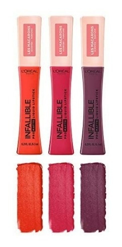 Imagen 1 de 3 de Labial L'oreal Infallible Promatte Les Macarons Original