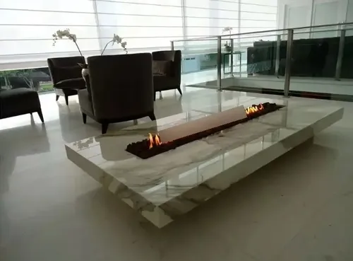 Lareira A Gas 1,50m Stile- Inox 304 - Jx Metais | Parcelamento sem