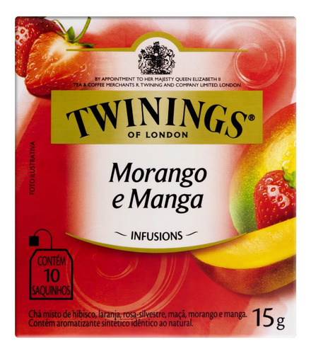Chá Twinings Kit 16 Caixas 10 Un 160 Sachês Emb Individual