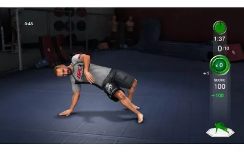Jogo Ufc Personal Trainer E Leg Strap Move Ps3 Midia Fisica