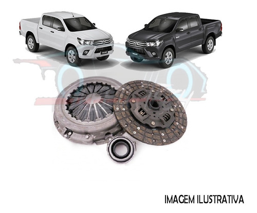 Kit Embreagem Toyota Hilux 2.5 Turbo Diesel 2009 A 2015 Nova