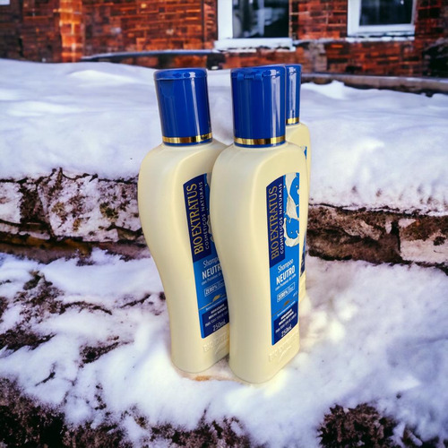 Kit 3 Shampoo Natural Neutro 250ml Bio Extratus