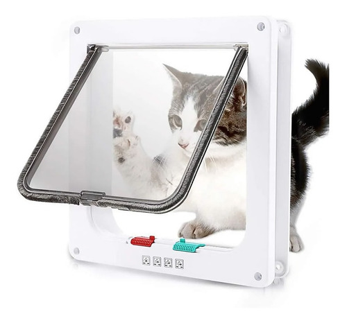 Imagen 4 de 5 de Puerta Abatible Para De Gato Talla M Deslizante