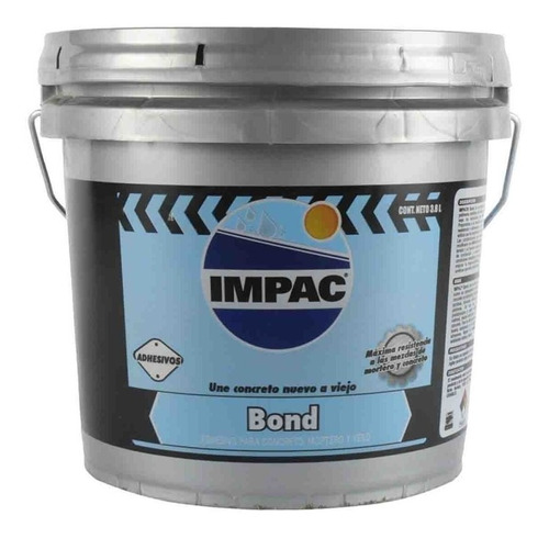 Adhesivo Para Concreto 3.8 Litros Transparente Impac Bond