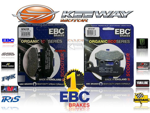 Pastilla De Freno Ebc Delanteras Keeway 250i Silverblade 