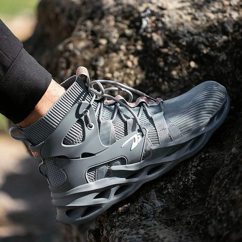 Tenis De Seguridad Industrial Hombre Zapatos Trabajo Ligero | Meses sin  intereses