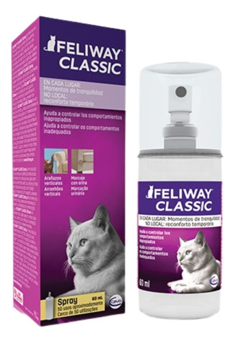 Feliway Classic Spray 60 Ml - Envío Gratis