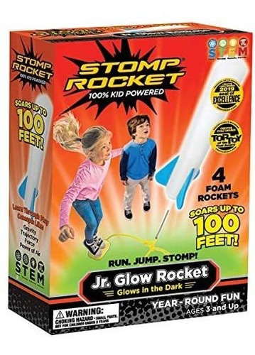 4 Juguetes Lanzadores Stomp Rocket Cohetes Niños De 3+ Años