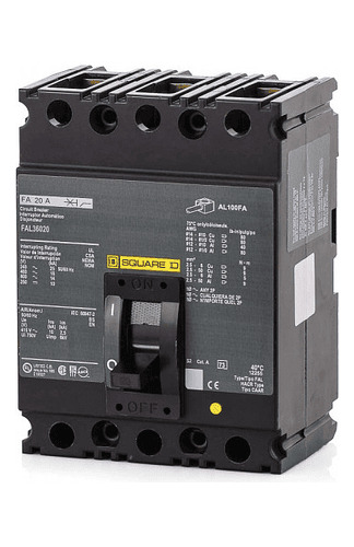 Fa32015 Circuit Breaker, Fa, 240v, 15a, 3 Polos